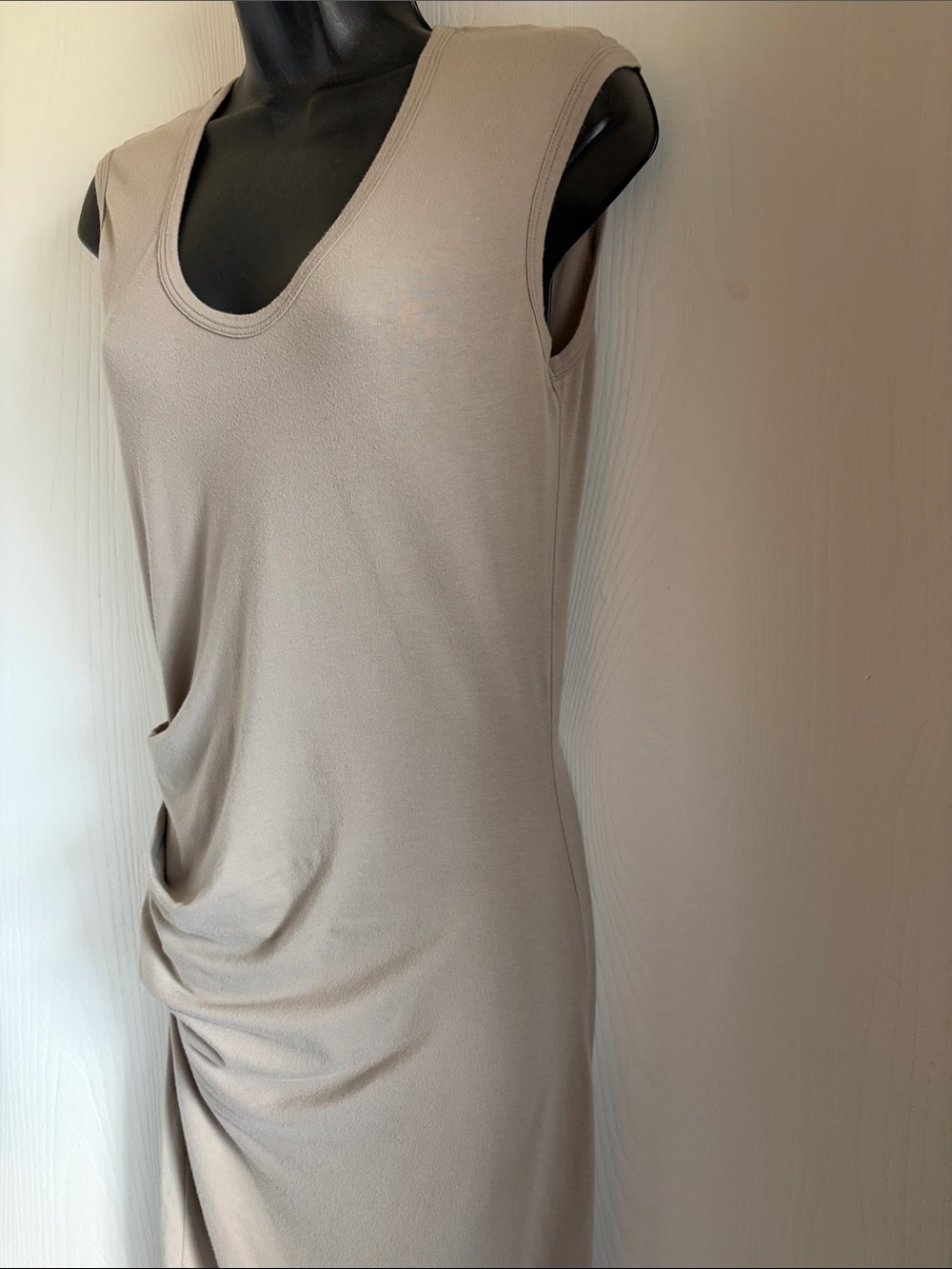 James Perse Side Ruched Tank Dress - Picture 3 of 9